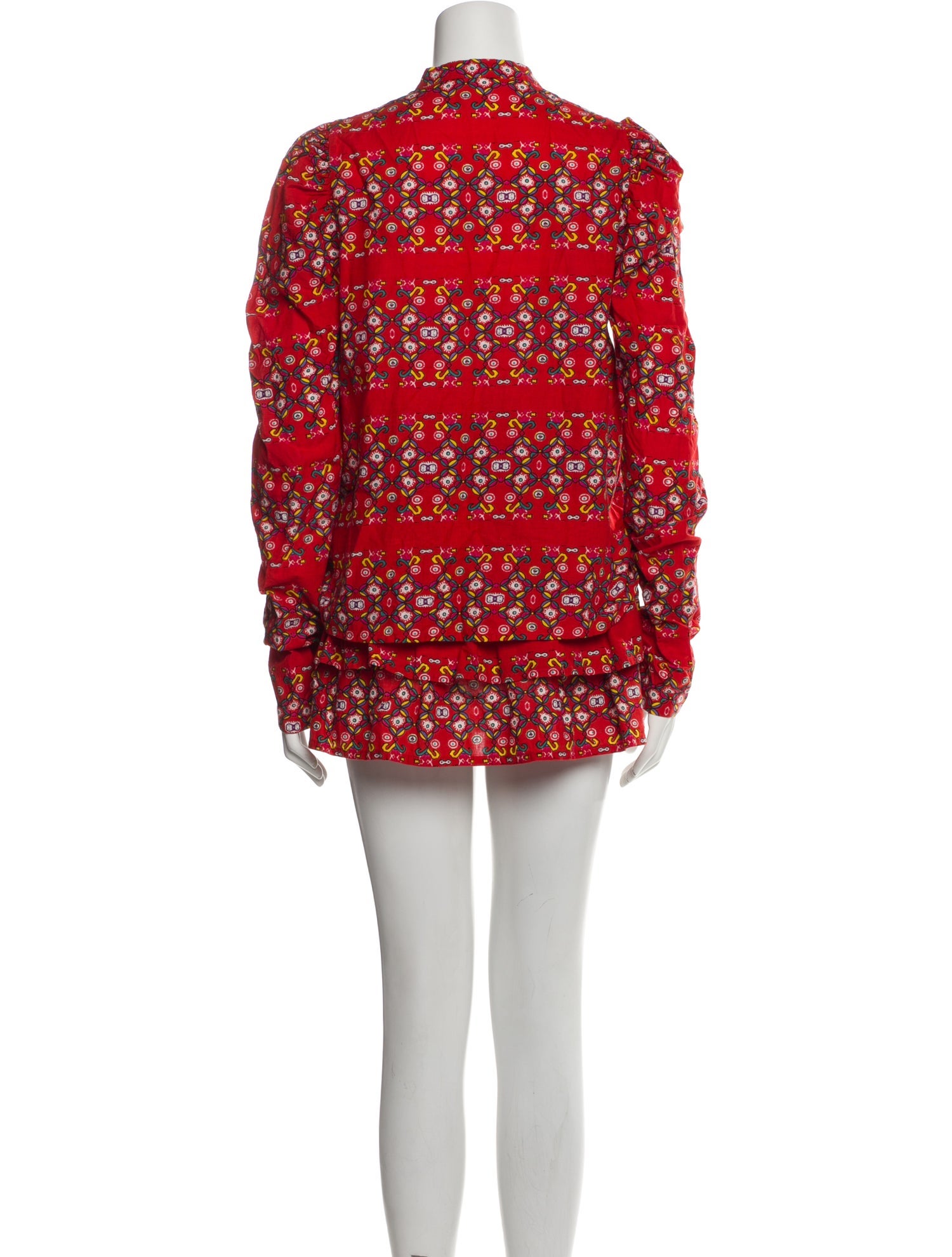 Alix of Bohemia Printed Ruffle Embellishment Skirt Set